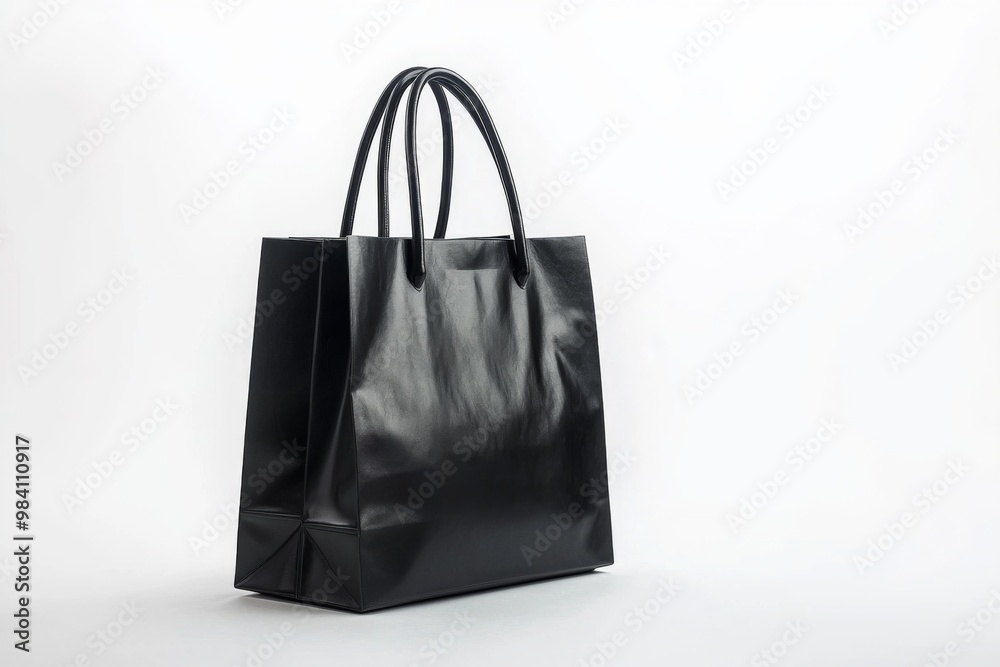 Simple Shopping Bag Mockup Isolated created with Generative AI Simple Shopping Bag Mockup Isolated created with Generative AI
