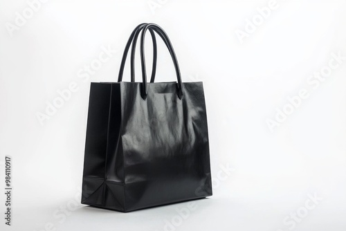 Simple Shopping Bag Mockup Isolated created with Generative AI