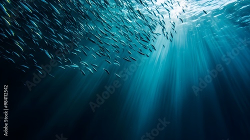 Sardines in the deep blue sea, Generative AI