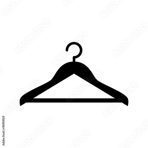 Hanger icon design. Clothes rack symbol.