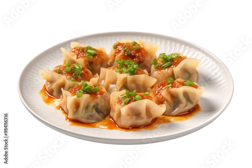 Shumai on a plate