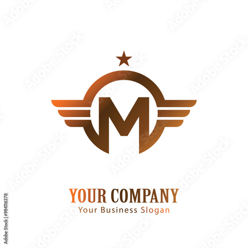 M  lettering logo is simple, easy to understand and authoritative