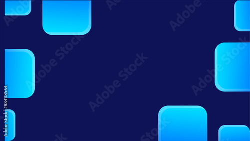 Modern Blue Abstract Background Vector Illustration
