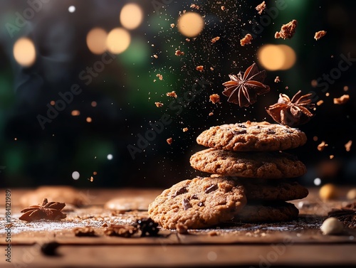 In Switzerland, basler lackerli, a spiced honey cookie with a chewy texture, is a festive treat from the city of Basel photo