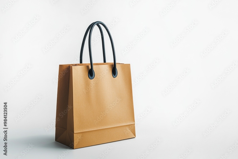 Simple Shopping Bag Mockup Isolated created with Generative AI Simple Shopping Bag Mockup Isolated created with Generative AI