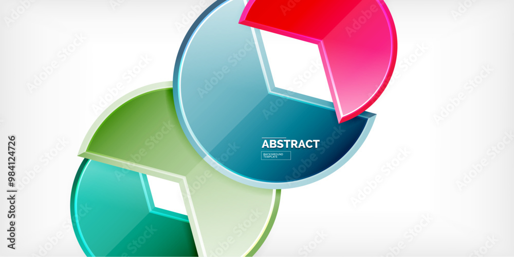 Trendy round shapes with triangular angle design element. Vector Illustration For Wallpaper, Banner, Background, Card, Book Illustration, landing page Trendy round shapes with triangular angle design element. Vector Illustration For Wallpaper, Banner, Background, Card, Book Illustration, landing page