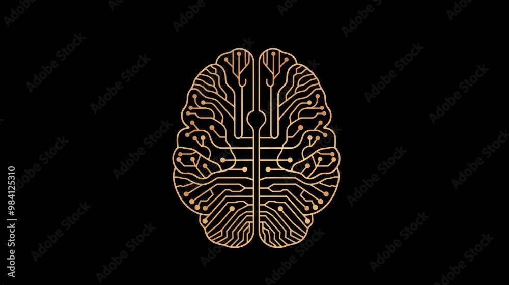 A stylized illustration of a brain integrated with a circuit board, symbolizing the intersection of human cognition and artificial intelligence. A stylized illustration of a brain integrated with a circuit board, symbolizing the intersection of human cognition and artificial intelligence.
