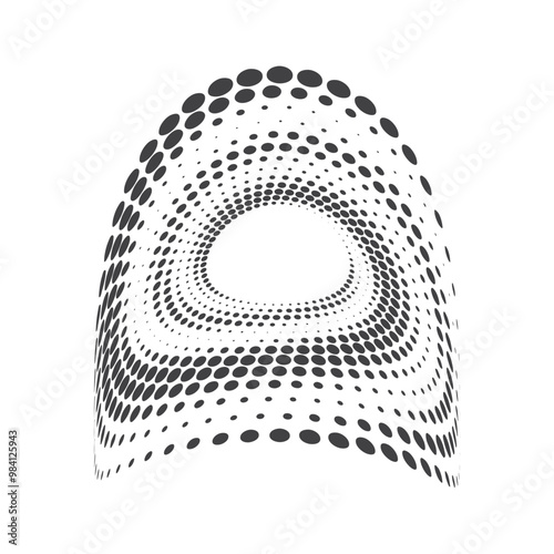 Circle Halftone Vector Art, Icons, and Graphics 