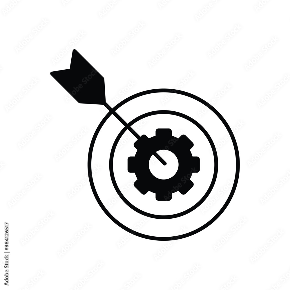 Marketing Strategy vector icon stock illustration Marketing Strategy vector icon stock illustration