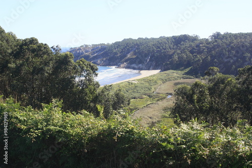 Playa de Barayo, reserva natural en Asturias.