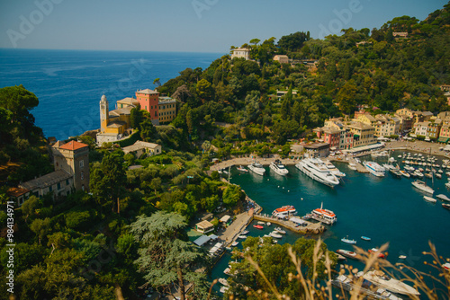 Fototapeta Naklejka Na Ścianę i Meble -  Portofino. Italy. view of the city of kotor country