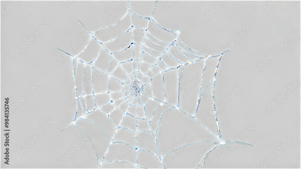 Obraz premium spider web isolated on transparent background