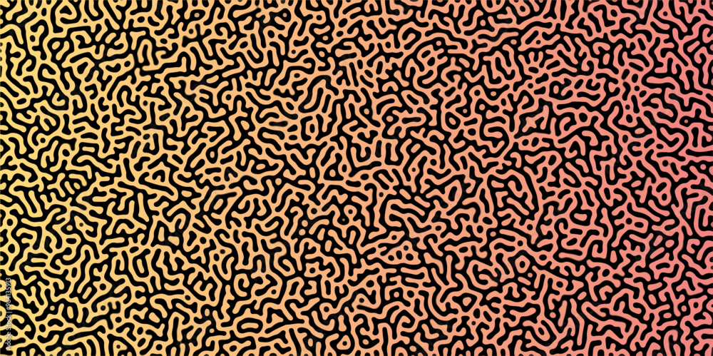 Abstract truing organic wallpaper Turing reaction diffusion monochrome seamless pattern .Monochrome Turing reaction background .Natural seamless line pattern. Linear design with biological shapes
Abstract truing organic wallpaper Turing reaction diffusion monochrome seamless pattern .Monochrome Turing reaction background .Natural seamless line pattern. Linear design with biological shapes