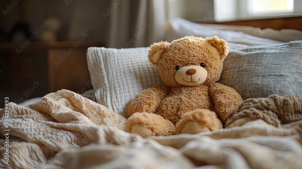 Teddy Bear in Bed Teddy Bear in Bed