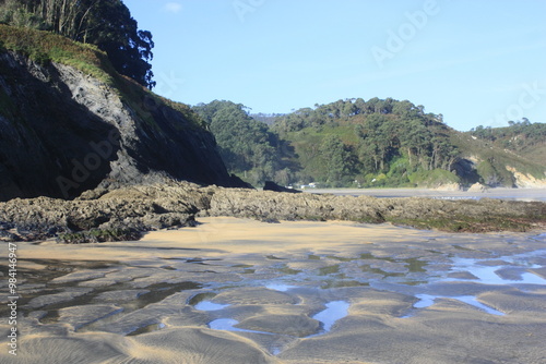 Playa de Otur en Asturias, 