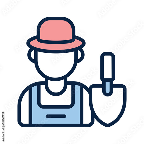 A gardener, dedicated to caring for and maintaining the garden