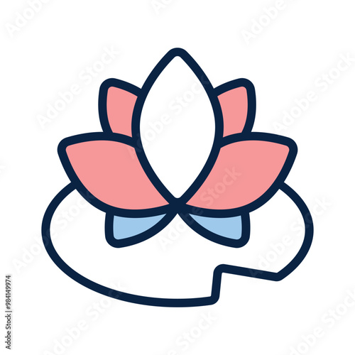 A beautiful water lily floating gracefully in a garden pond