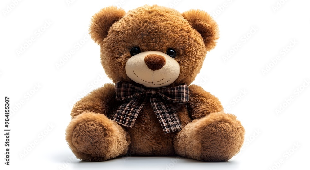 Obraz premium a teddy bear with a bow