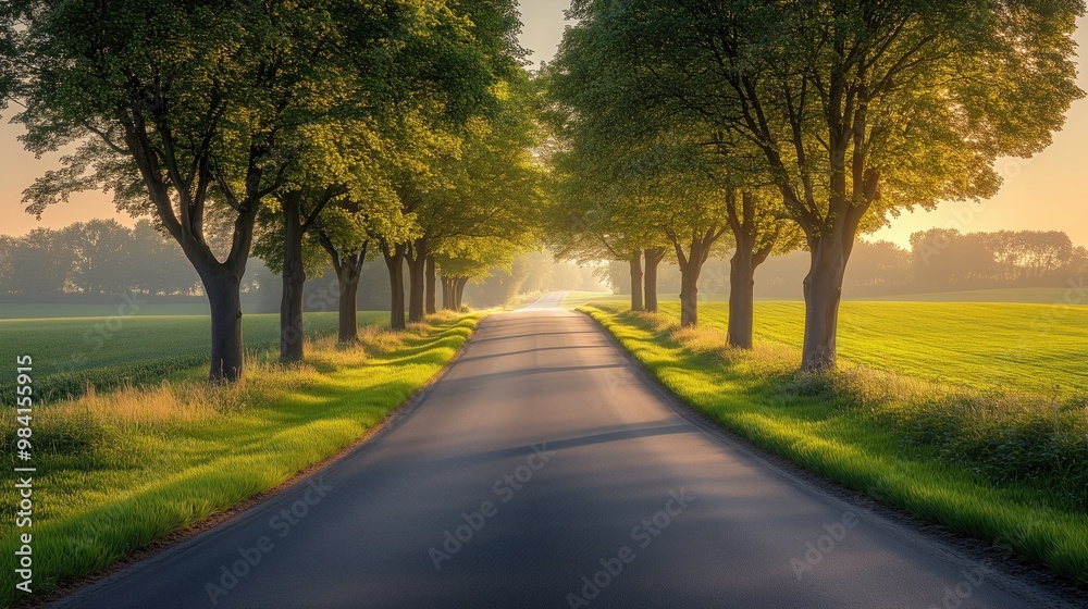 Naklejka premium Tree generated AI