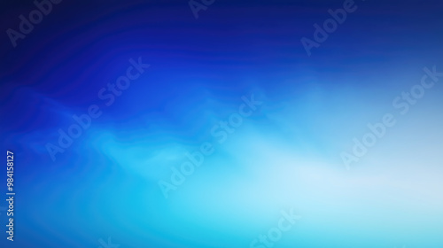 Abstract blue background with smooth lines creating a sense of depth and movement