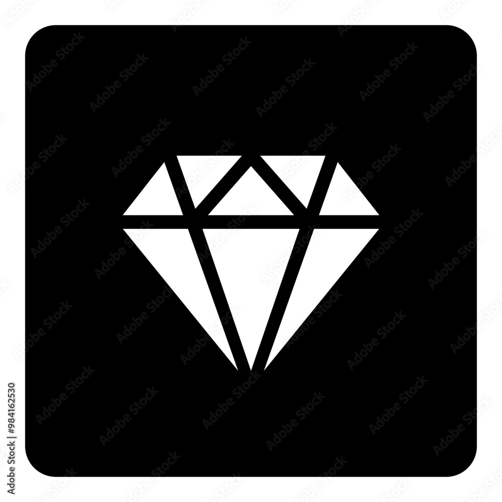 Diamond icon in filled glyph solid style. Simple jewelry symbol vector illustration — pixel-perfect icon. Diamond icon in filled glyph solid style. Simple jewelry symbol vector illustration — pixel-perfect icon.