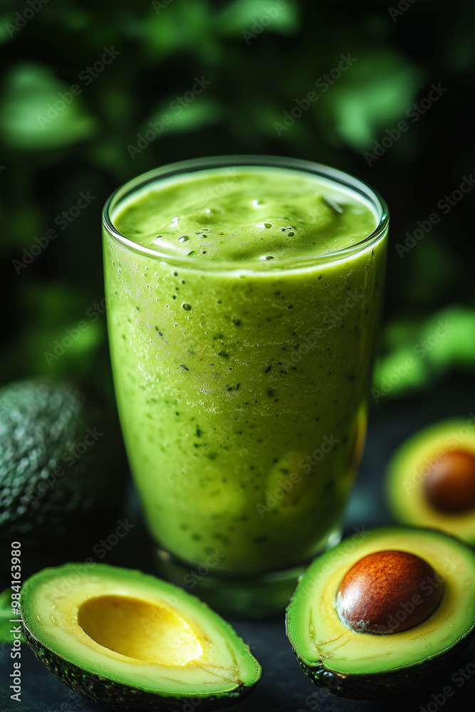 Green Avocado Smoothie with Fresh Avocados Green Avocado Smoothie with Fresh Avocados