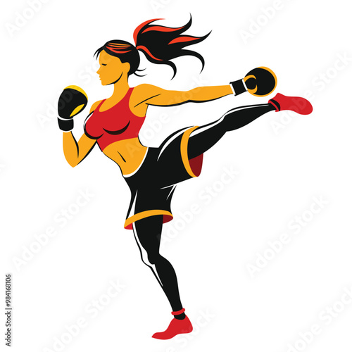 Ladies Kickboxing Images