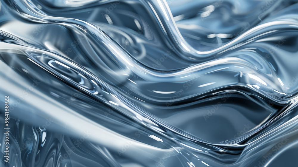 wavy abstract glass pattern background