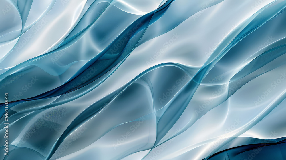 Obraz premium wavy abstract glass pattern background