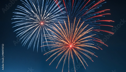 Wallpaper Mural Fireworks Display Art, Celebration, holidays Torontodigital.ca