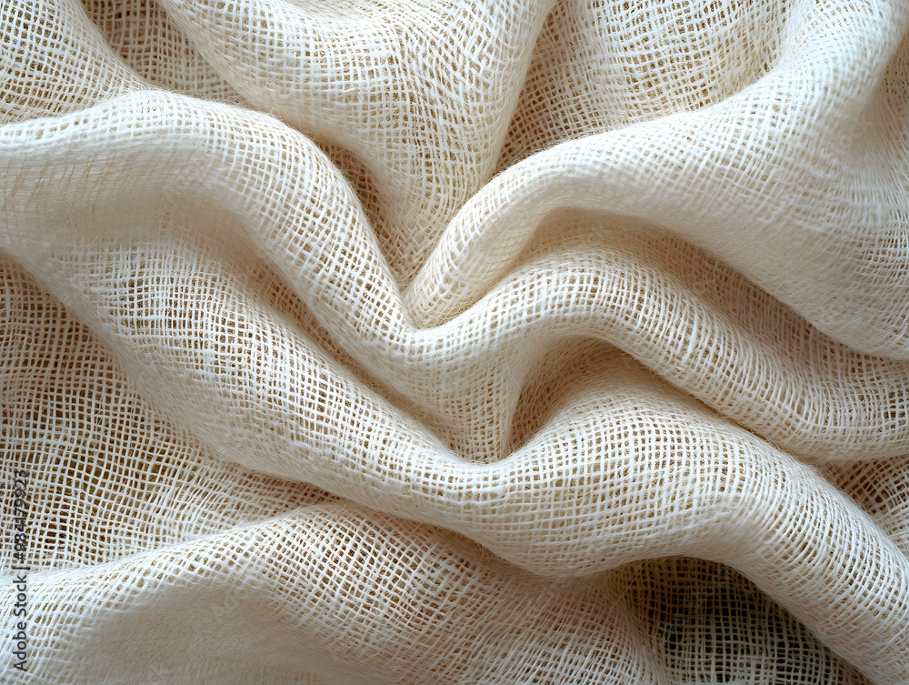 Elegant, creamy fabric texture with soft folds and natural weave, perfect for fashion and textile design applications. Elegant, creamy fabric texture with soft folds and natural weave, perfect for fashion and textile design applications.