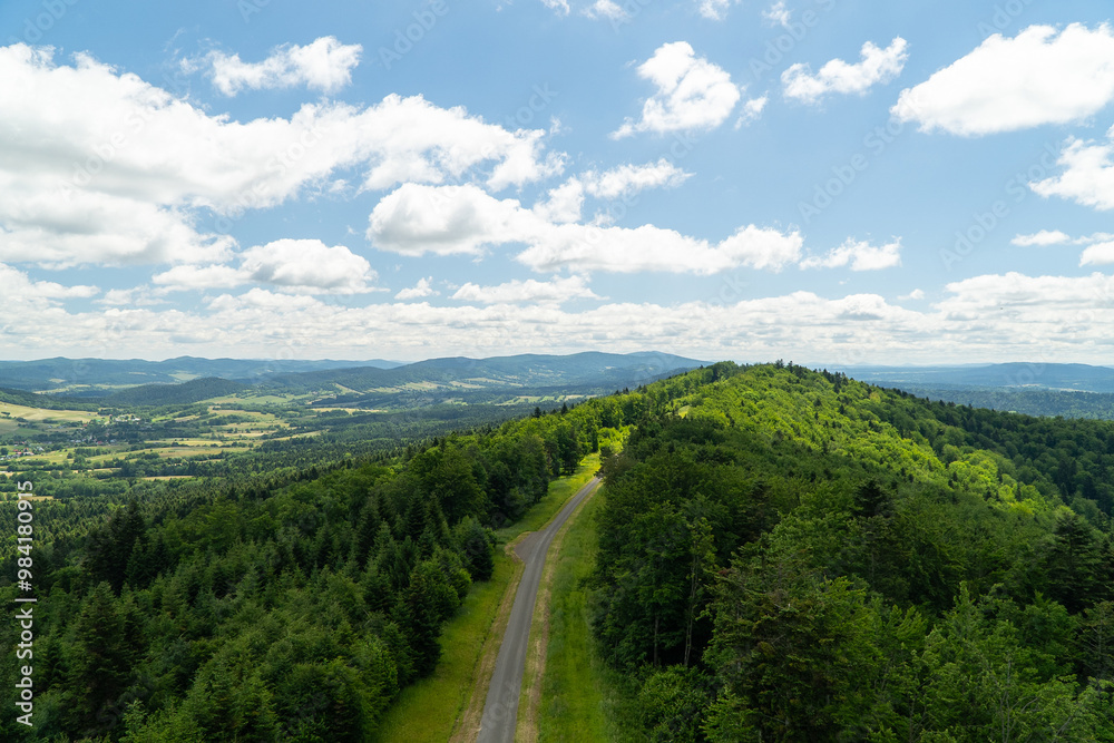 Panorama z Holicy Bieszczady Panorama z Holicy Bieszczady