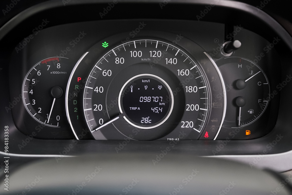 car instrument panel, car speed motor of night, car dashboard modern automobile controlilluminated panel speed display. car instrument panel, car speed motor of night, car dashboard modern automobile controlilluminated panel speed display.