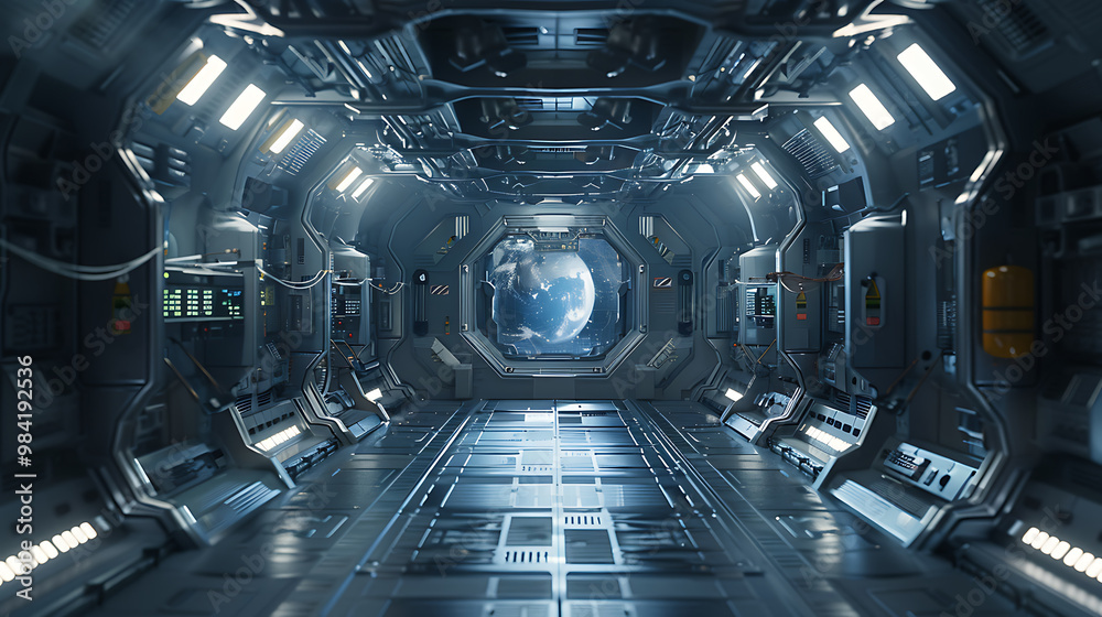 Fototapeta premium future spacecraft