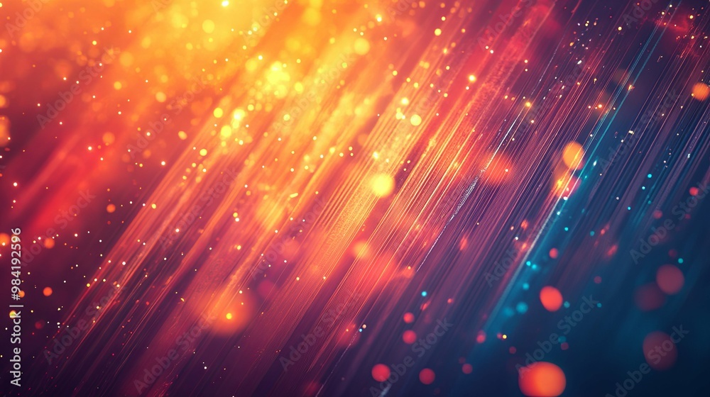 Abstract Background with Diagonal Lines and Glowing Lights Abstract Background with Diagonal Lines and Glowing Lights