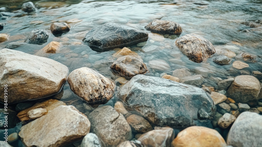 Tranquil Rocks and Stream Tranquil Rocks and Stream