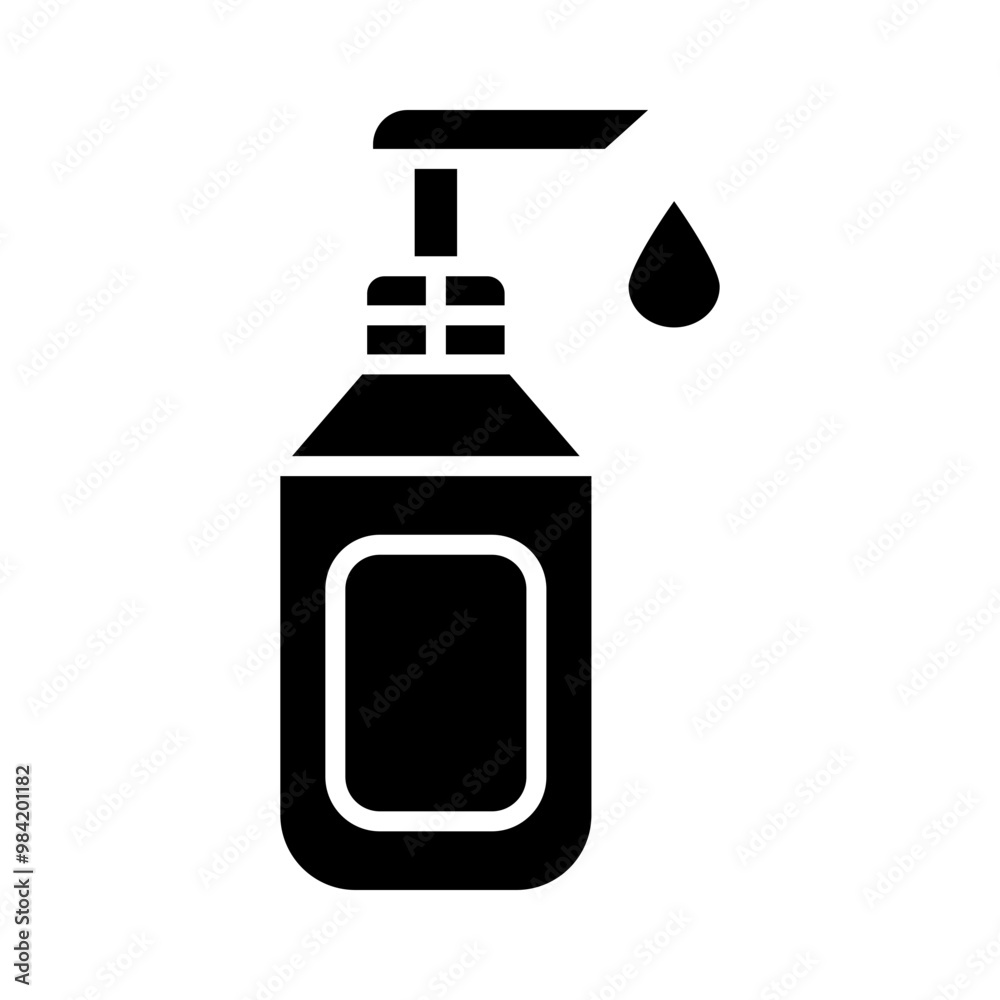 Hand Soap glyph icon Hand Soap glyph icon