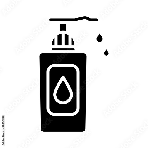 Facial Cleanser glyph icon