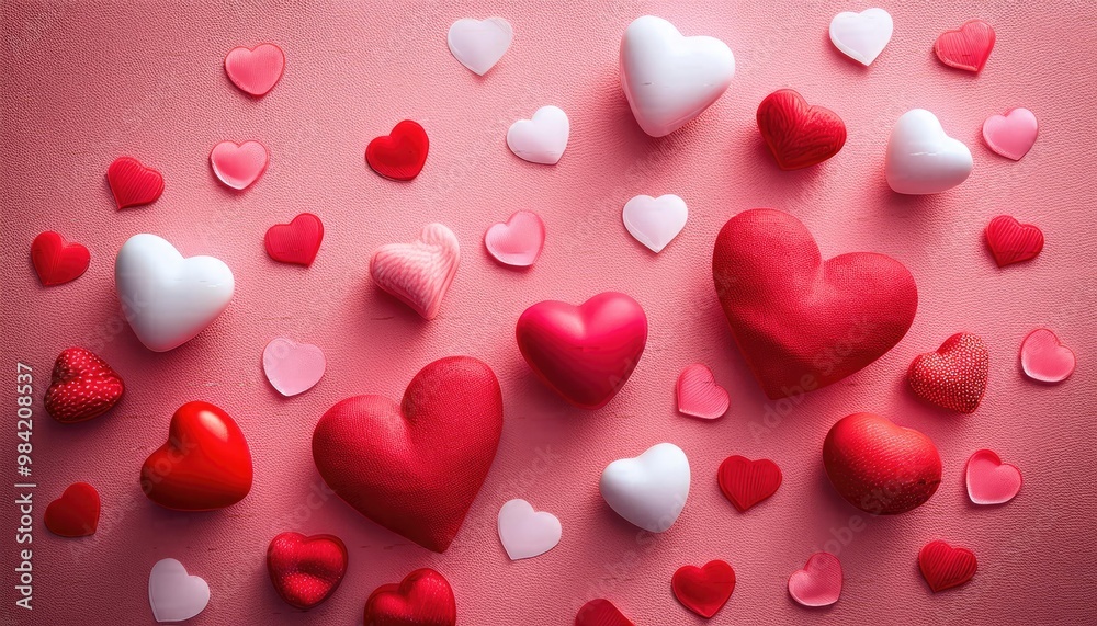 Wedding hearts, hearts background, Layered Paper Heart Design on a Pink Background, Valentine's Day background Wedding hearts, hearts background, Layered Paper Heart Design on a Pink Background, Valentine's Day background