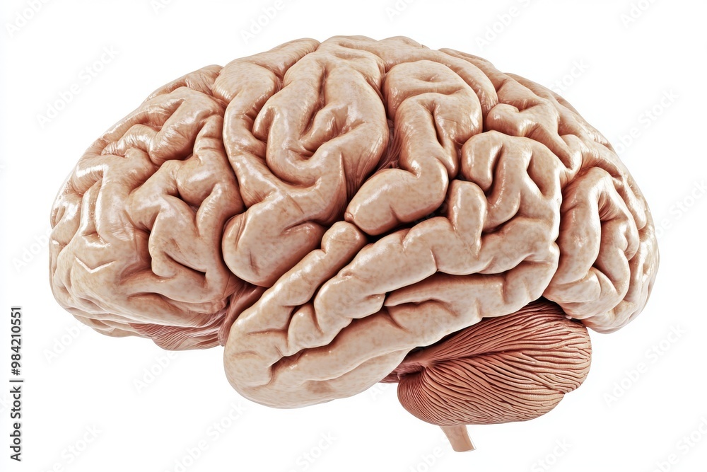Human Brain - Side View Human Brain - Side View