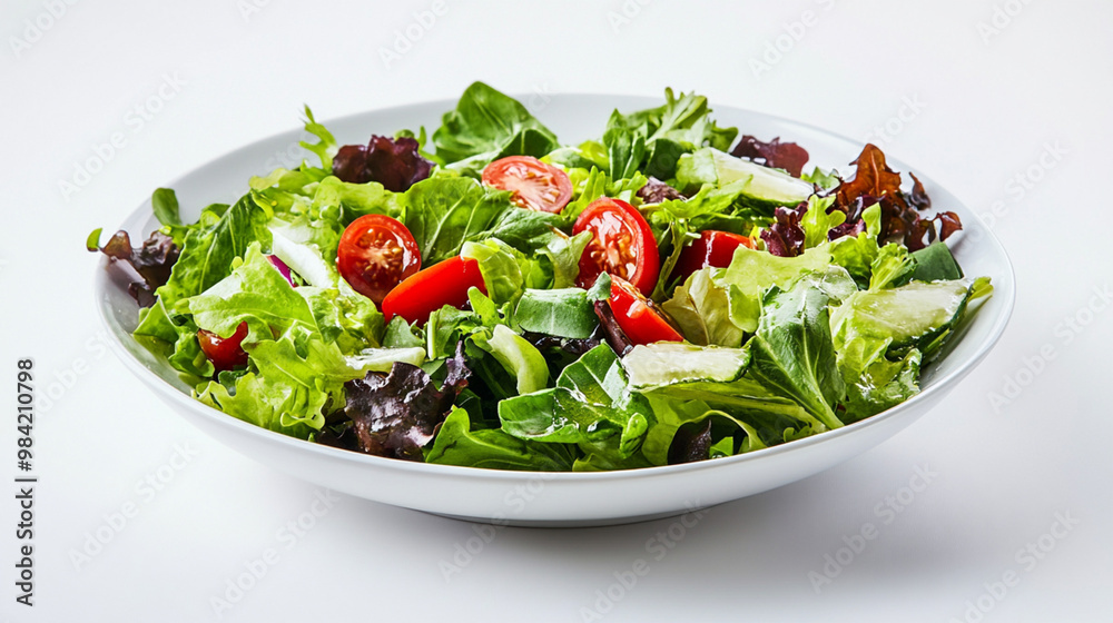 Salad on dish Salad on dish