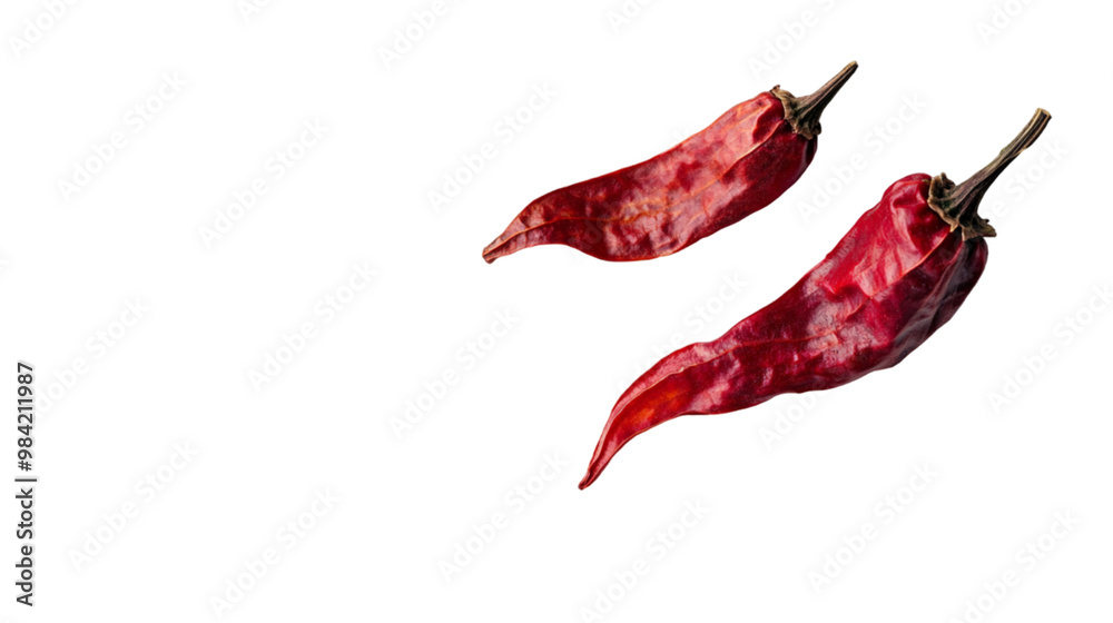 Naklejka premium Pepper isolated on transparent background