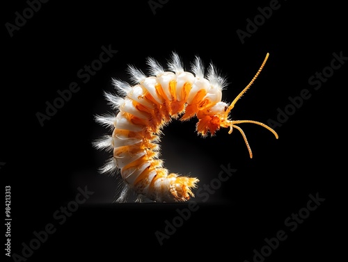 Witchetty grub Australia large white woodeating larvae eaten raw by Indigenous Australians in the Outback photo