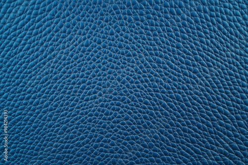 Capital Dark Blue Grain Leather Texture. Background.