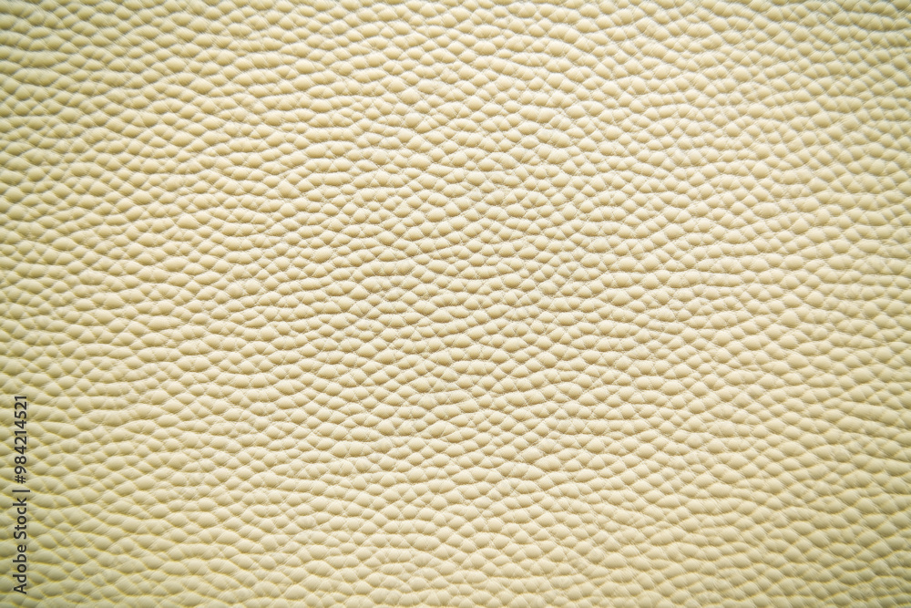 Fototapeta premium Beige Grain Leather Texture. Background.