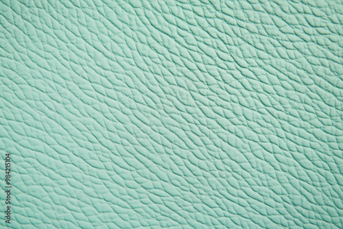 Mint Green Grain Leather Texture. Background.