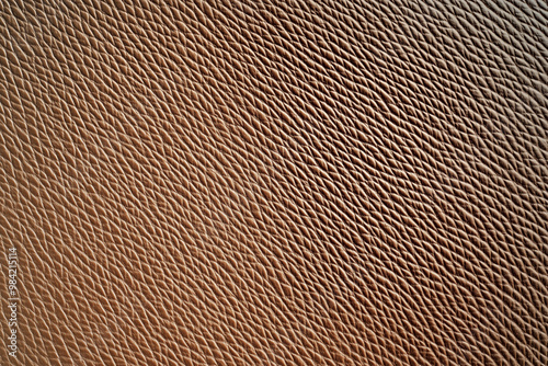 Natural Brown Grain Leather Texture. Background.