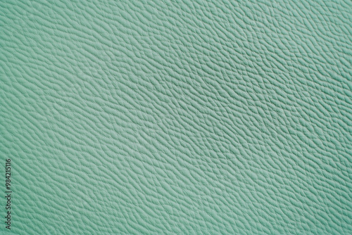 Mint Green Grain Leather Texture. Background.