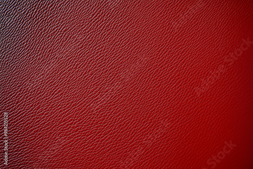 Red Grain Leather Texture. Background.