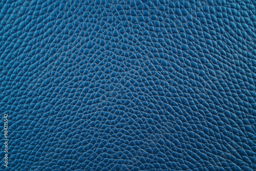 Star of Life Blue Grain Leather Texture. Background.